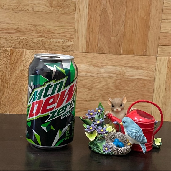 Charming Tails Fitz and Floyd Expecting A Miracle Mouse Bird Flowers Figurine - Picture 6 of 16